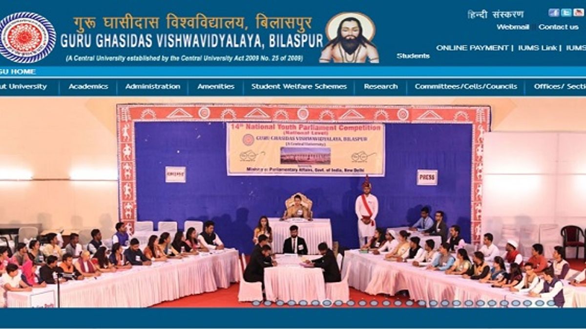 GGV, Bilaspur Recruitment 2019 for Junior Research Fellow (JRF) Post